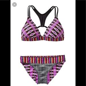 Athleta NWOT Ariel Tiki Bikini Set Size XS
